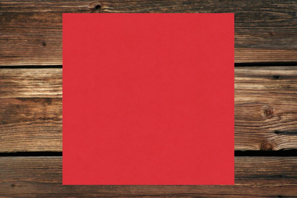 Einzelkarten 150x150 mm Korallenrot 230 g/qm
